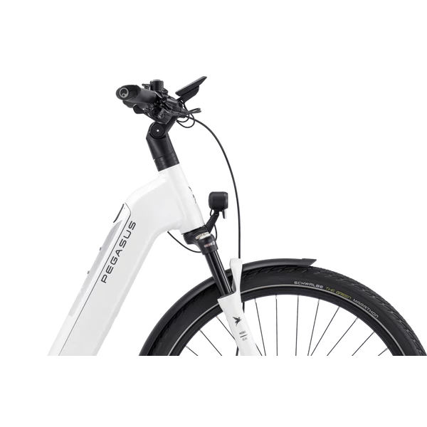 Pegasus Premio Evo FS 10 Lite elektromos kerékpár komfort vázzal fehér színben