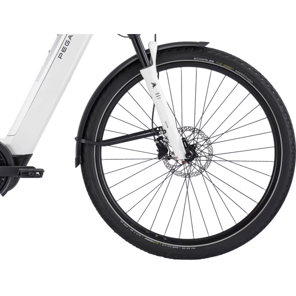 Pegasus Premio Evo FS 10 Lite elektromos kerékpár komfort vázzal fehér színben