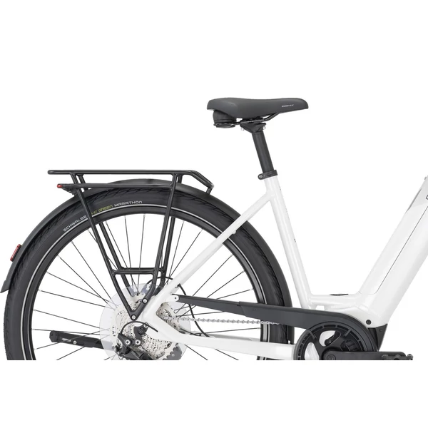 PEGASUS Premio Evo 10 elektromos kerékpár komfort vázzal fehér színben