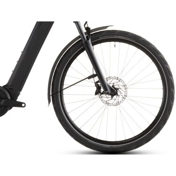 CUBE Kathmandu Hybrid Pro 800 elektromos kerékpár férfi vázzal fekete színben
