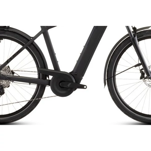 CUBE Kathmandu Hybrid Pro 800 elektromos kerékpár férfi vázzal fekete színben