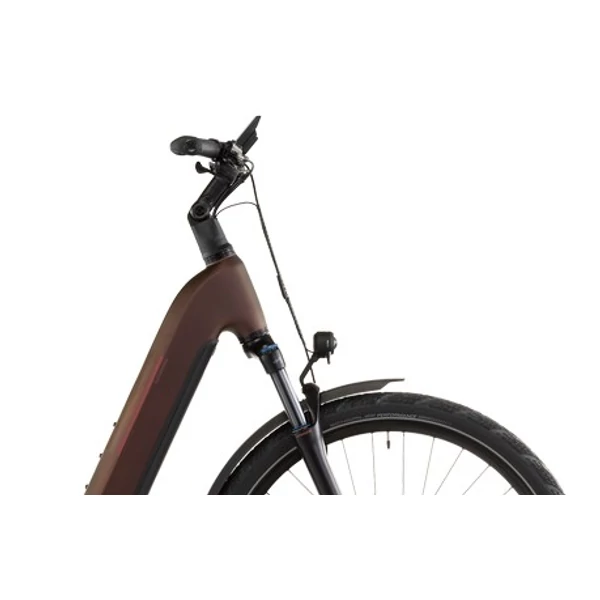 CUBE Kathmandu Hybrid Pro 800 elektromos kerékpár komfort vázzal barna színben