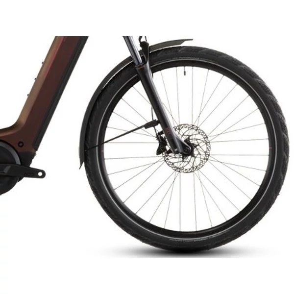 CUBE Kathmandu Hybrid Pro 800 elektromos kerékpár komfort vázzal barna színben