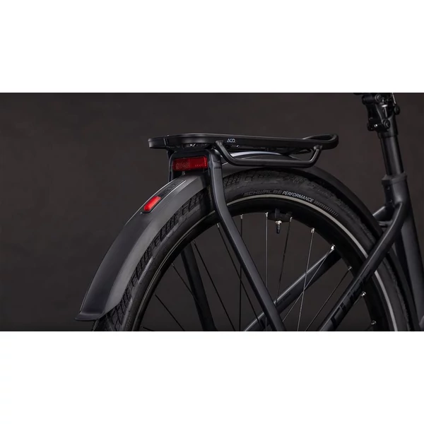 CUBE Kathmandu Hybrid Pro 800 elektromos kerékpár komfort vázzal fekete színben