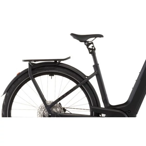 CUBE Kathmandu Hybrid Pro 800 elektromos kerékpár komfort vázzal fekete színben