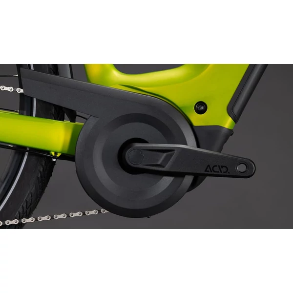 CUBE Kathmandu Hybrid Pro 800 elektromos kerékpár komfort vázzal zöld színben