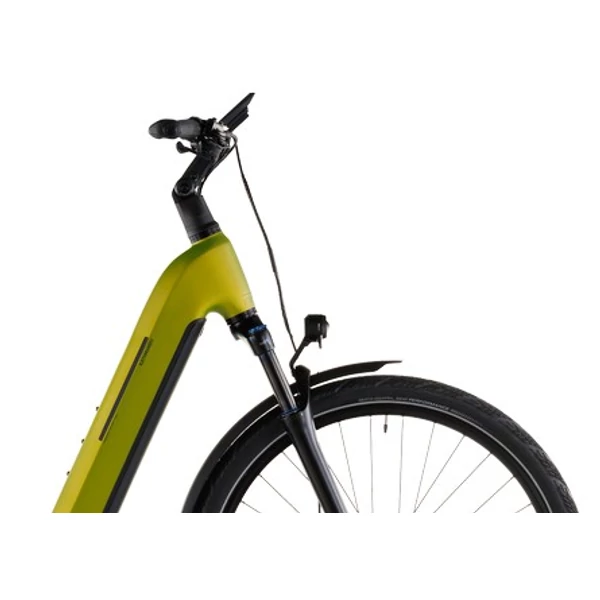 CUBE Kathmandu Hybrid Pro 800 elektromos kerékpár komfort vázzal zöld színben