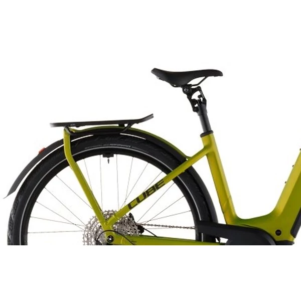 CUBE Kathmandu Hybrid Pro 800 elektromos kerékpár komfort vázzal zöld színben