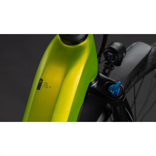 CUBE Kathmandu Hybrid Pro 800 elektromos kerékpár komfort vázzal zöld színben