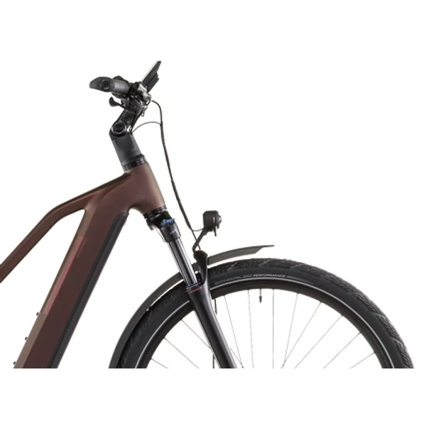 CUBE Kathmandu Hybrid Pro 800 elektromos kerékpár női vázzal barna színben
