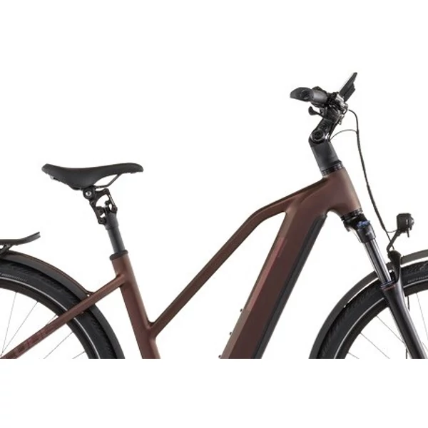 CUBE Kathmandu Hybrid Pro 800 elektromos kerékpár női vázzal barna színben