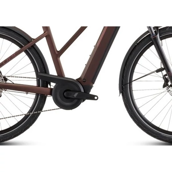 CUBE Kathmandu Hybrid Pro 800 elektromos kerékpár női vázzal barna színben
