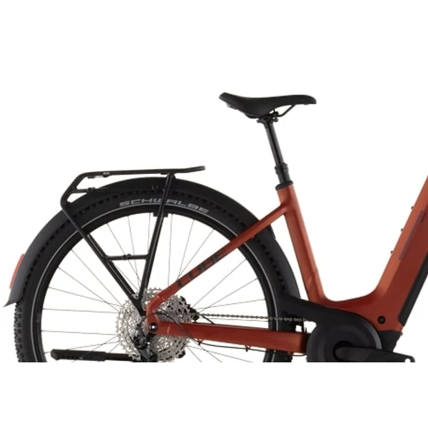CUBE Nuride Hybrid Pro 800 elektromos kerékpár komfort vázzal piros színben