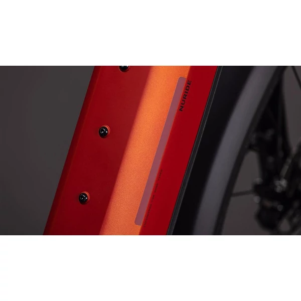 CUBE Nuride Hybrid Pro 800 elektromos kerékpár komfort vázzal piros színben