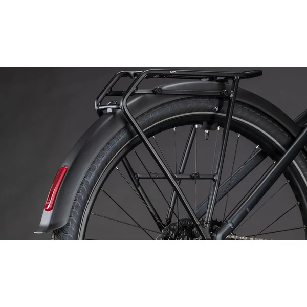 Cube Touring Hybrid ONE 600 elektromos kerékpár férfi vázzal fekete színben