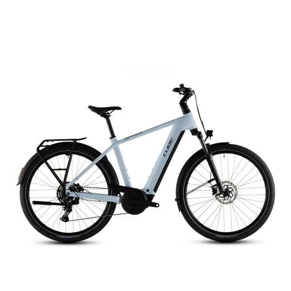 Cube Touring Hybrid ONE 600 elektromos kerékpár férfi vázzal világoskék színben
