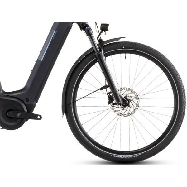 CUBE Kathmandu Hybrid ONE 800 elektromos kerékpár komfort vázzal szürke színben