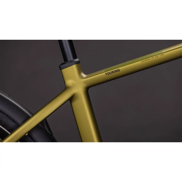 CUBE Touring Hybrid Pro 800 elektromos kerékpár férfi vázzal arany színben