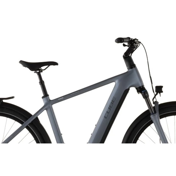 CUBE Touring Hybrid Pro 800 elektromos kerékpár férfi vázzal szürke színben