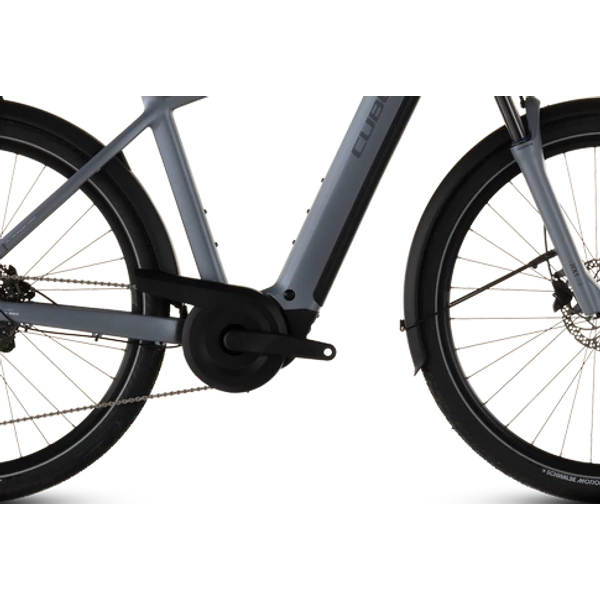 CUBE Touring Hybrid Pro 800 elektromos kerékpár férfi vázzal szürke színben