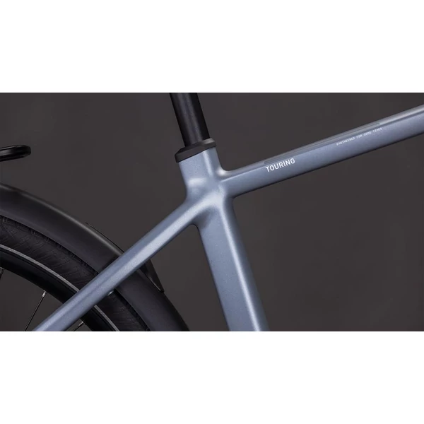 CUBE Touring Hybrid Pro 800 elektromos kerékpár férfi vázzal szürke színben