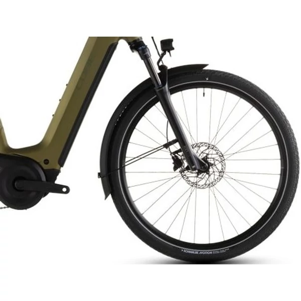 CUBE Touring Hybrid Pro 800 elektromos kerékpár komfort vázzal arany színben