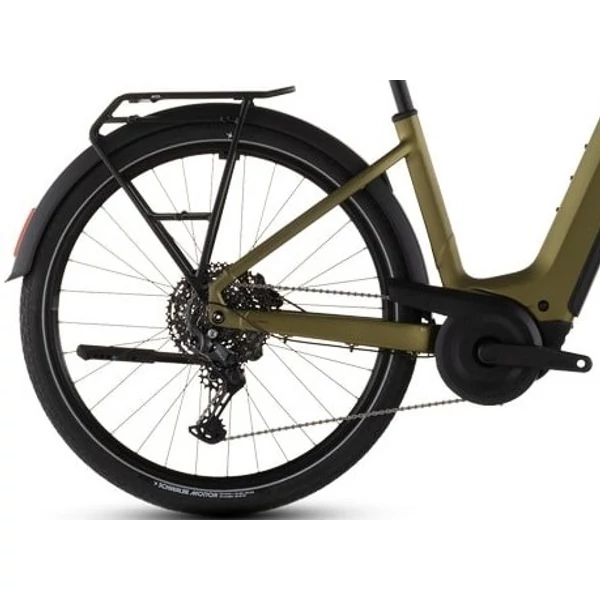 CUBE Touring Hybrid Pro 800 elektromos kerékpár komfort vázzal arany színben