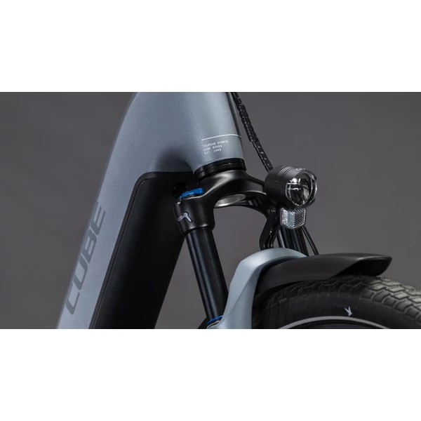 CUBE Touring Hybrid Pro 800 elektromos kerékpár komfort vázzal szürke színben