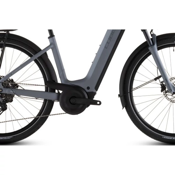 CUBE Touring Hybrid Pro 800 elektromos kerékpár komfort vázzal szürke színben