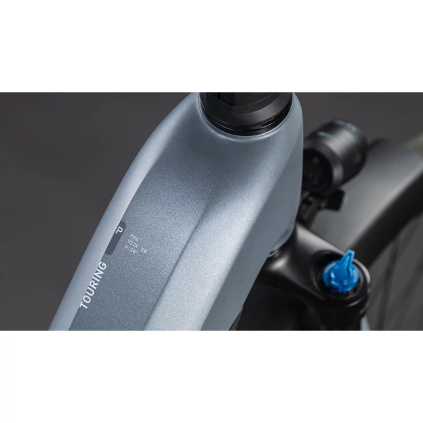 CUBE Touring Hybrid Pro 800 elektromos kerékpár komfort vázzal szürke színben