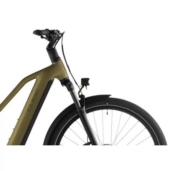 CUBE Touring Hybrid Pro 800 elektromos kerékpár női vázzal arany színben