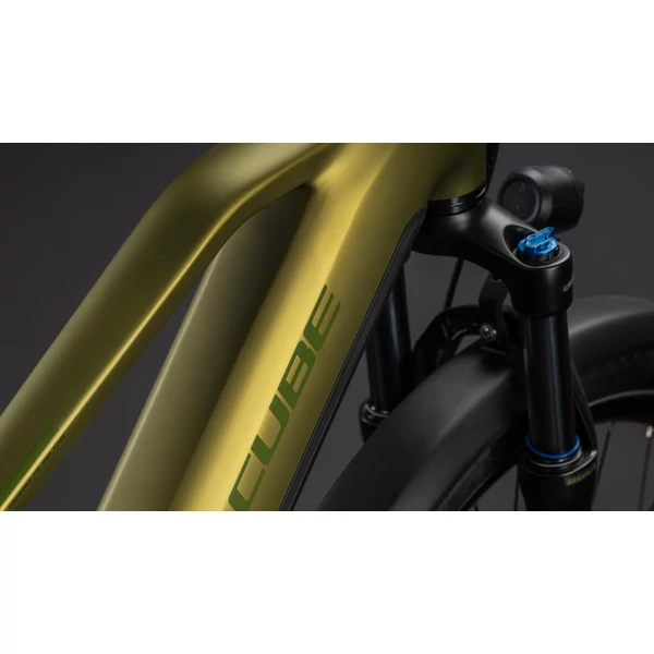 CUBE Touring Hybrid Pro 800 elektromos kerékpár női vázzal arany színben