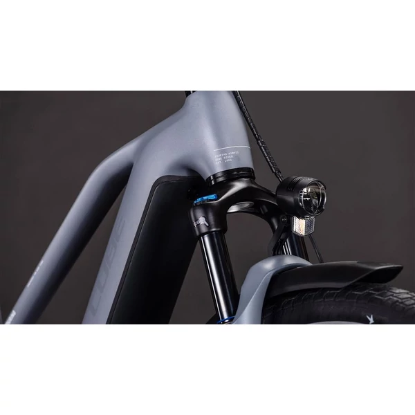 CUBE Touring Hybrid Pro 800 elektromos kerékpár női vázzal szürke színben