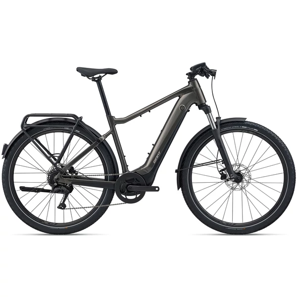 Giant Explore E+ 4 Double Diamond elektromos kerékpár férfi vázzal króm színben