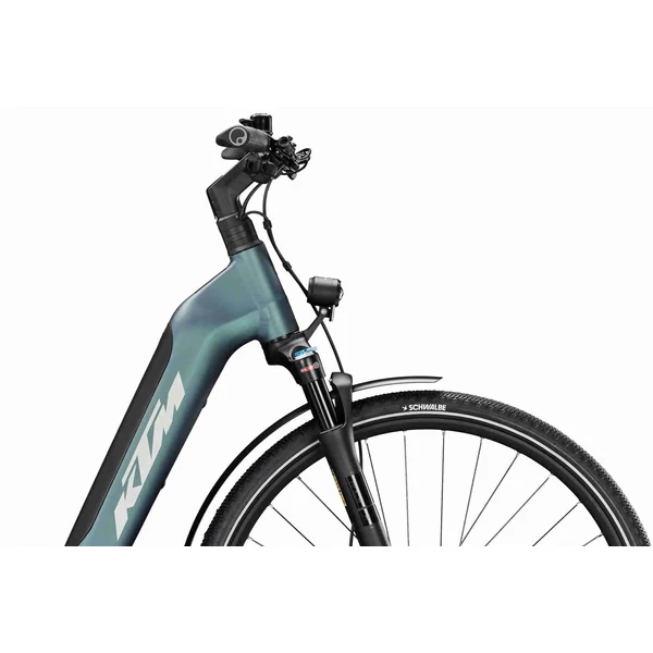 KTM Macina Sport SX 10 elektromos kerékpár komfort vázzal kék színben