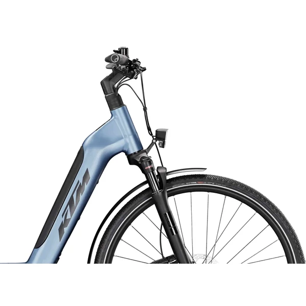 KTM Macina Sport SX 20 elektromos kerékpár komfort vázzal kék színben