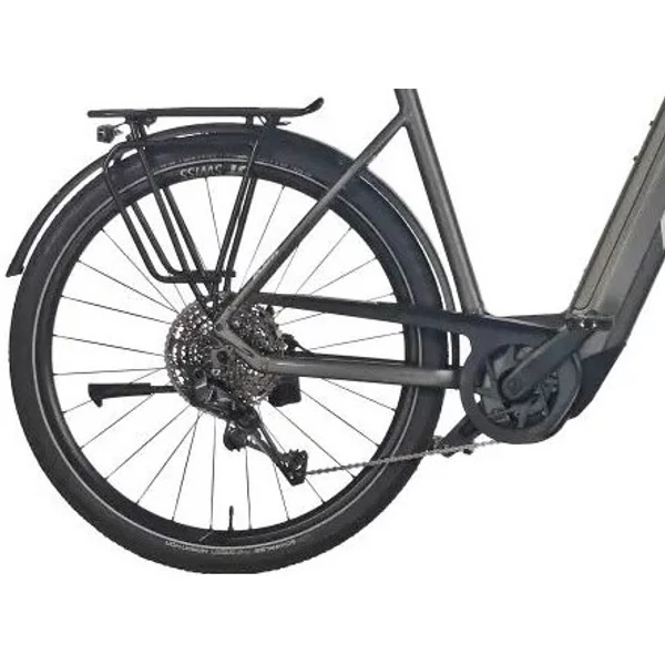 KTM Macina Style 810 elektromos kerékpár szürke színben komfort vázzal