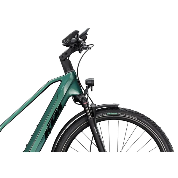 KTM Macina Style 820 elektromos kerékpár zöld színben női vázzal