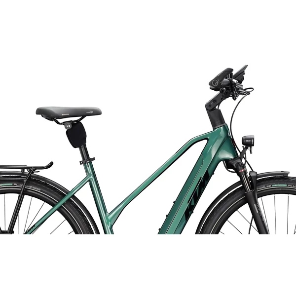KTM Macina Style 820 elektromos kerékpár zöld színben női vázzal