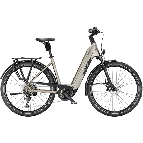 KTM Macina Style 830 elektromos kerékpár komfort vázzal barna színben
