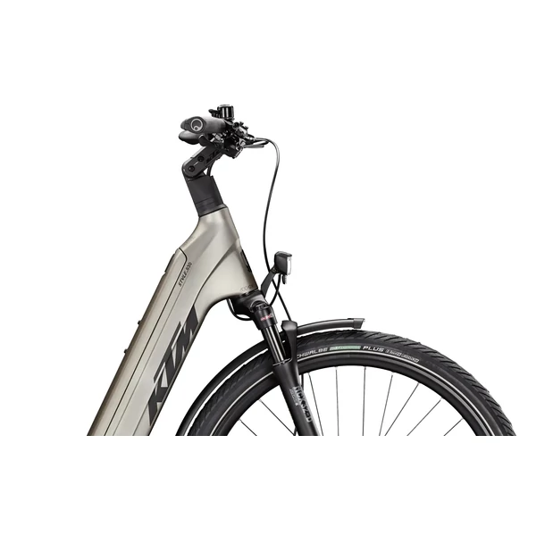 KTM Macina Style 830 elektromos kerékpár komfort vázzal barna színben
