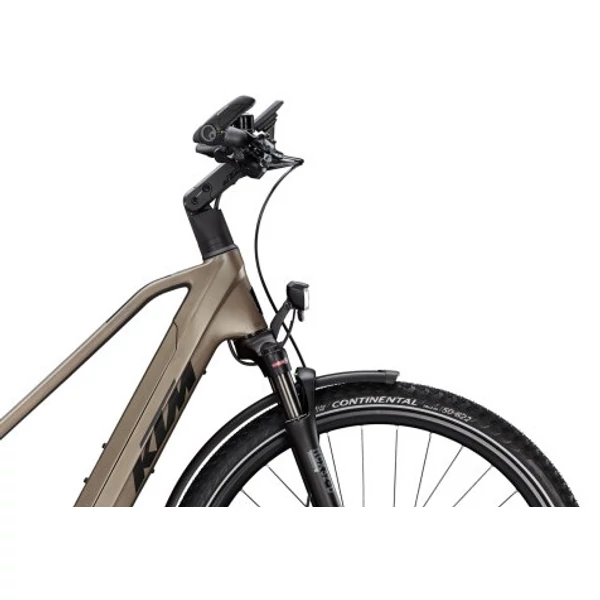 KTM Macina Style 830 elektromos kerékpár női vázzal barna színben