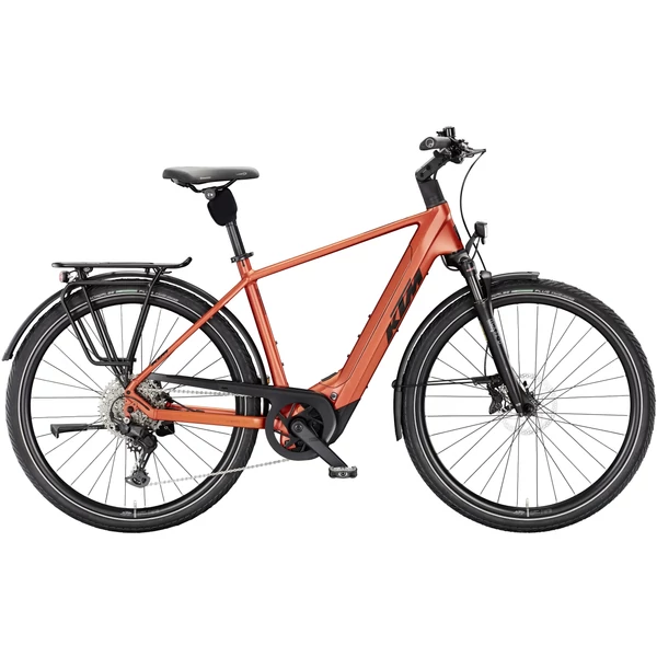KTM Macina Style 830 elektromos kerékpár férfi vázzal narancs színben
