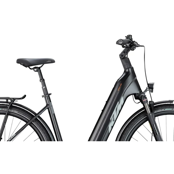 KTM Macina Style 840 elektromos kerékpár komfort vázzal fekete színben