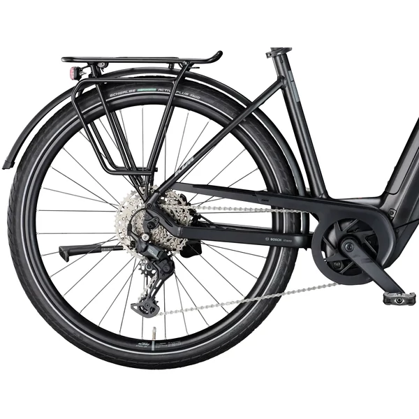 KTM Macina Style 840 elektromos kerékpár komfort vázzal fekete színben