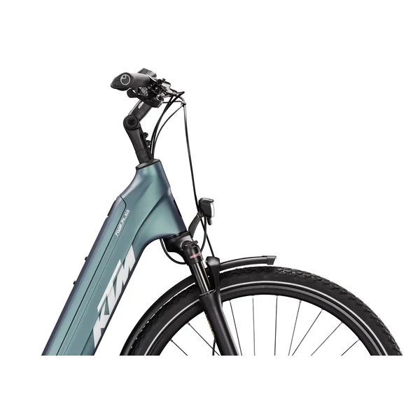 KTM Macina Tour PX 610 elektromos kerékpár komfort vázzal kék színben