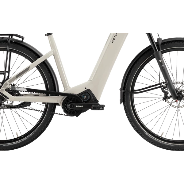 PEGASUS Estremo Evo 12 Lite elektromos kerékpár komfort vázzal szürke színben