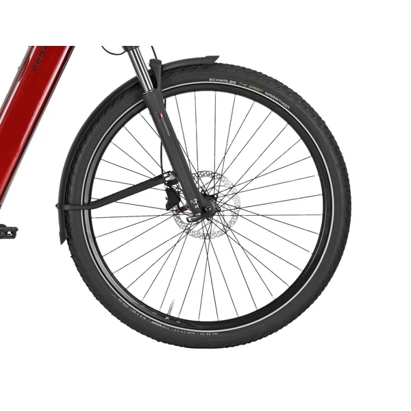 PEGASUS Premio Evo 5F Belt elektromos kerékpár (800Wh, fire red)