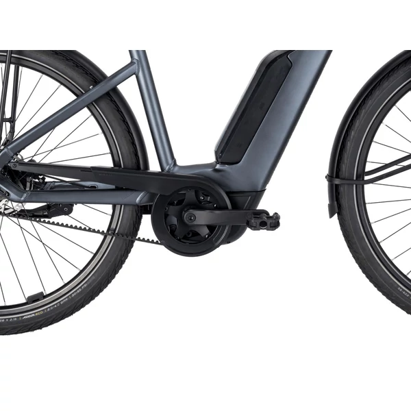 PEGASUS Solero E5F Belt elektromos kerékpár (545Wh, dark chrome silver)