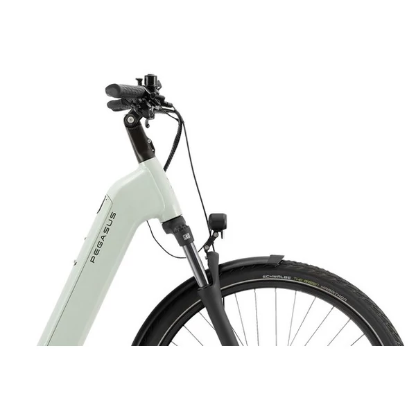 PEGASUS Solero Evo 10 elektromos kerékpár komfort vázzal zsályazöld színben